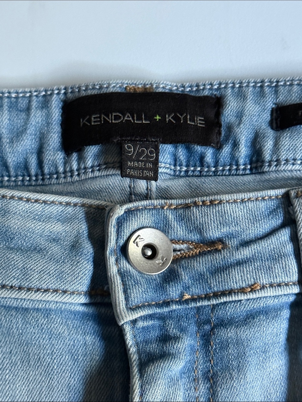 Kendall & Kylie Light Blue High-Rise Women's Jeans